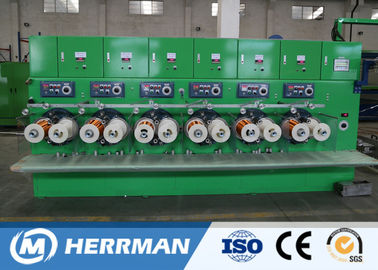 Horizontal / Vertical Wire And Cable Machinery , Copper Wire Enamelling Machine