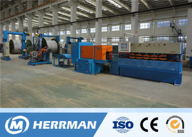 High Potency Round Flat  Cable Armouring Machine For Interlocking Wear Resistance