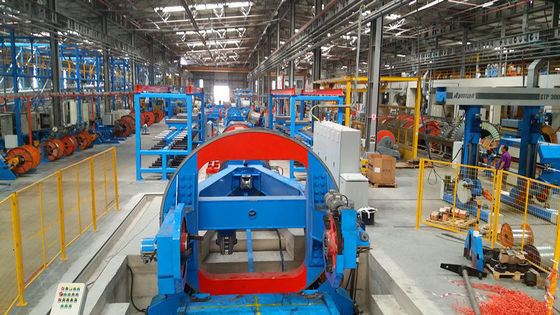 6000dan Stepless 8000mm Wire Power Cable Twisting Machine