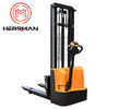 3000mm Walking Type Electric Pallet Stacker , Counterbalance Electric Stacker 24V