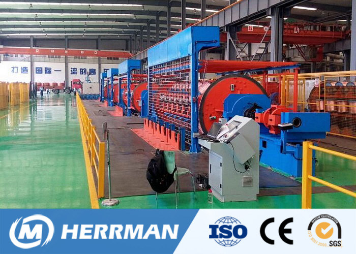 42m / Min Working Speed Cable Wire Manufacturing Machines For Conductor Stranding