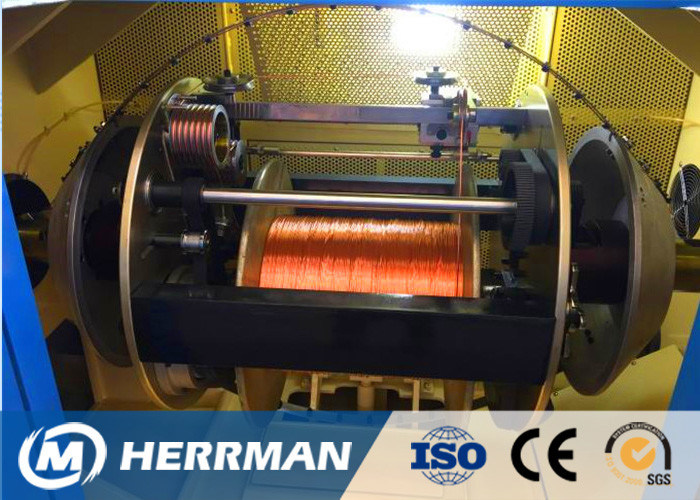 Aerospace Normal Copper Wire Twisting Machine , Single 0.08 0.45mm Wire Making Machine