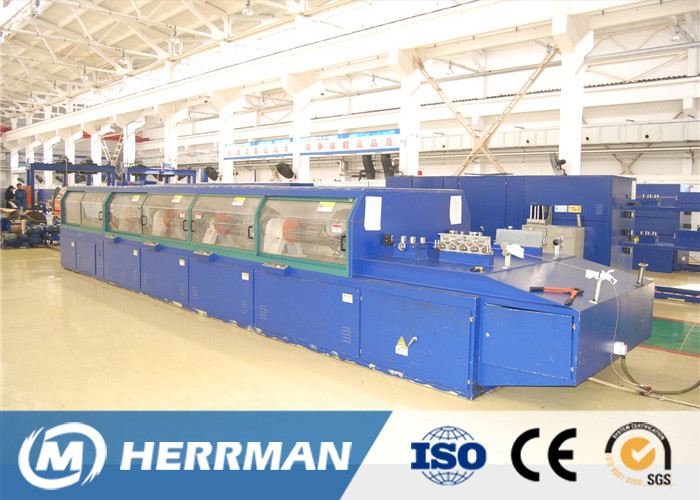 PLC Automatic Wire And Cable Manufacturing Equipment For Making Paper ...
