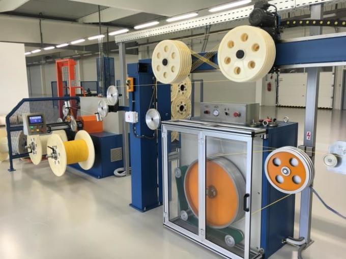 Simplex And Duplex Fiber Optic Cable Production Line 150m/Min Speed